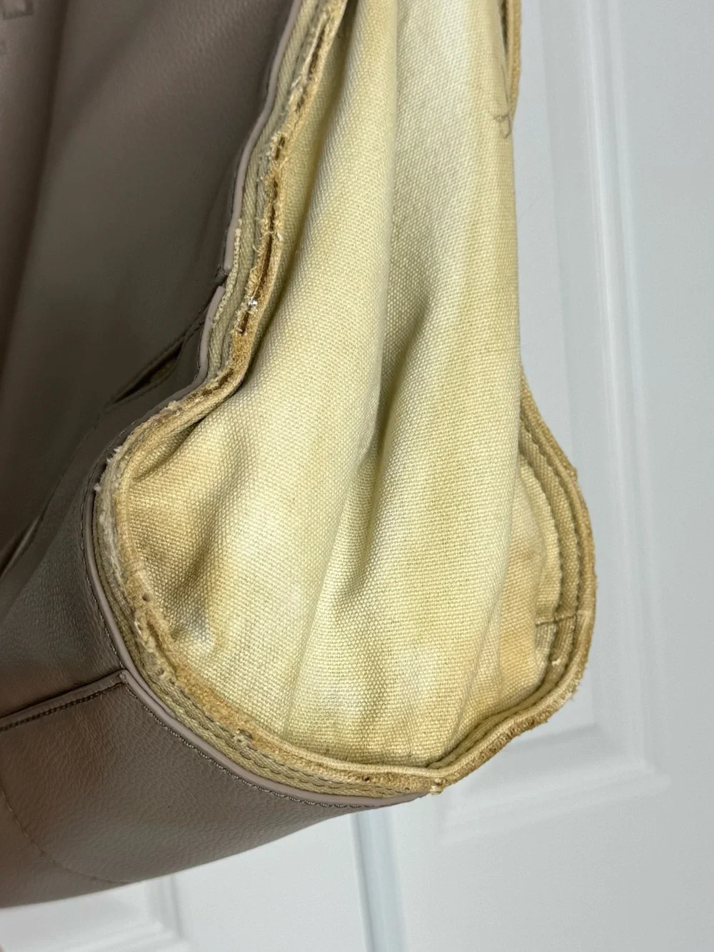 Tory Burch Ella Leather And Canvas Tote Bag